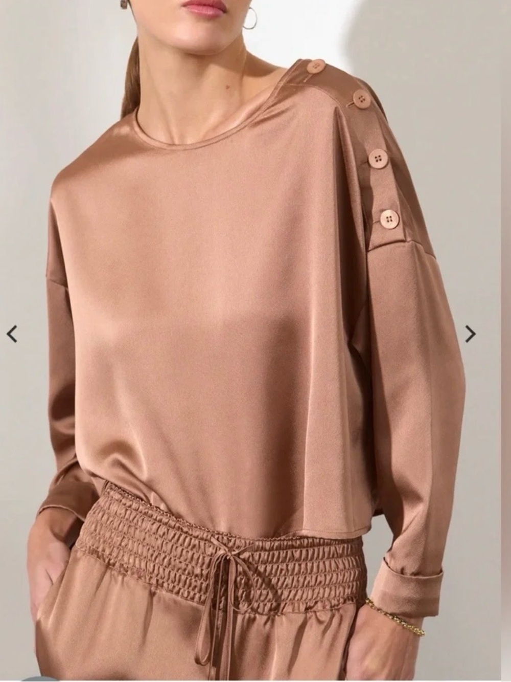 BROCHU WALKER Dallas Blouse Size S NWOT
